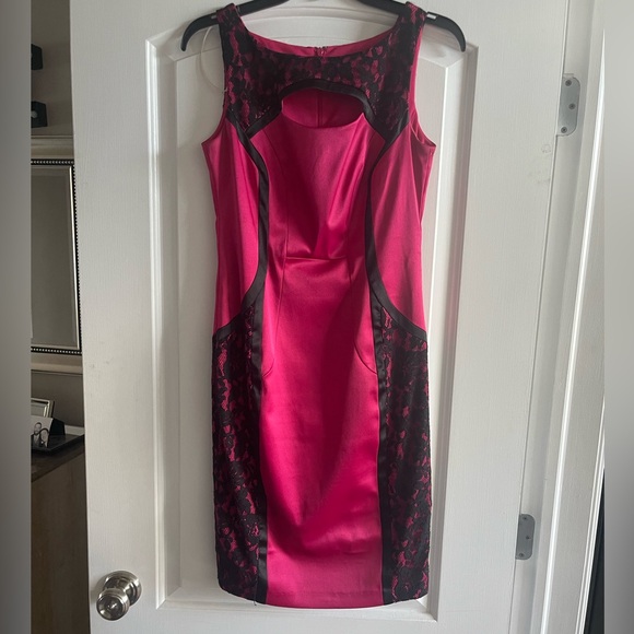 Pink Satin Dress - Picture 2 of 6